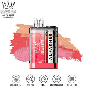 Al Fakher Crown Bar 9000 - Cherry Fiesta