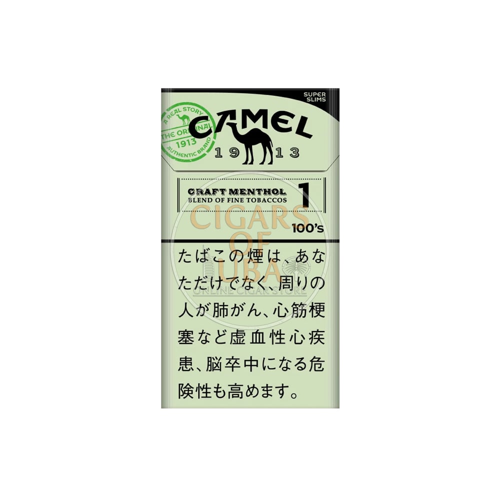 Camel Craft Menthol 1 100's (SuperSlims) 1 Camel Craft Menthol 1 100's (SuperSlims)