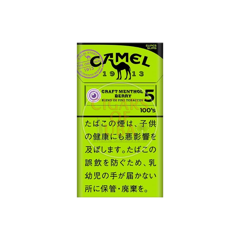 Camel Craft Menthol Berry 5 100's (SuperSlims) 1 Camel Craft Menthol Berry 5 100's (SuperSlims)