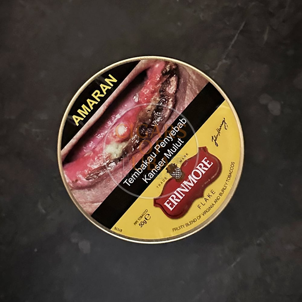 erinmore tobacco tin VINTAGE MURRAY'S FLAKE PIPE 1 3/4 oz 50 g (EMPTY) Murrays Erinmore Flake Pipe Tobaccoo