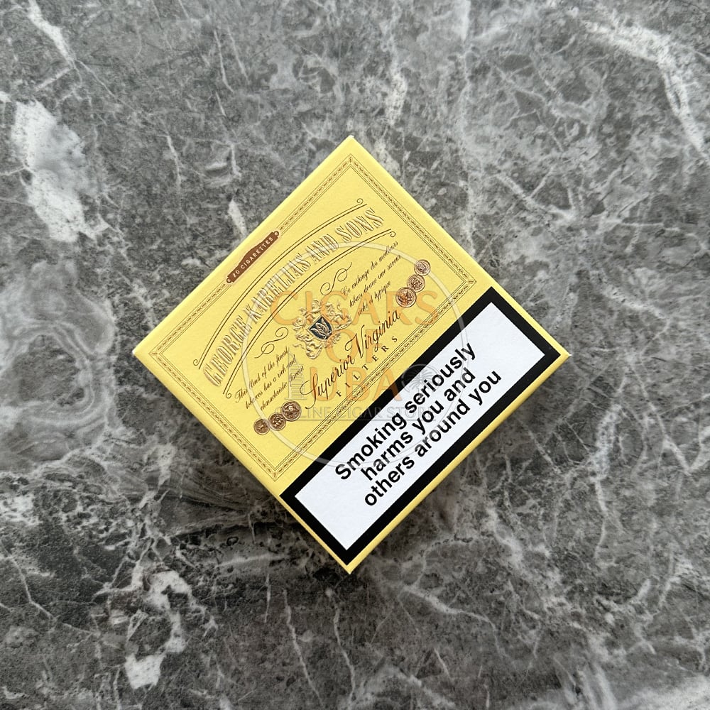 karelias tobacco We love Karelia, but we do not cover them. George and Sons (Excellence: the Blue pack) is our Founder's favorite cigarette: he keeps a stash of these Amber leaf rolling tobacco 30g