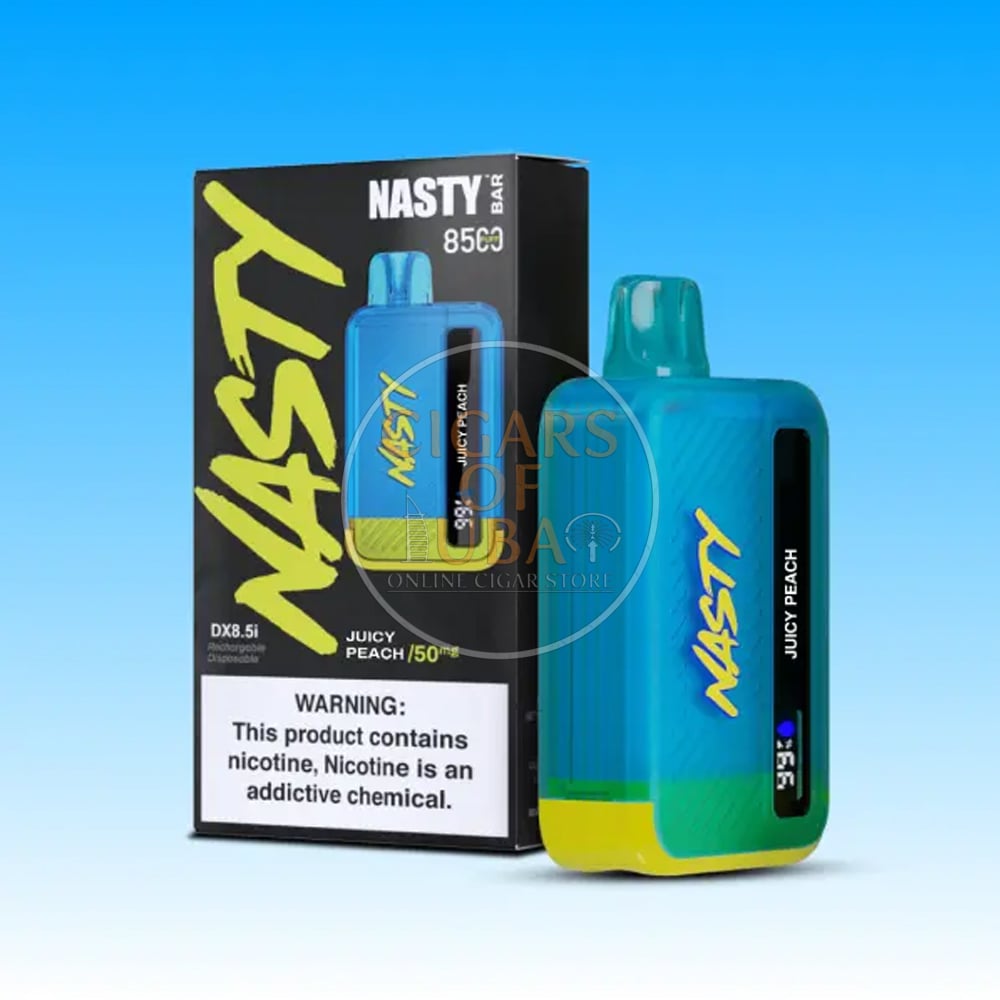 NASTY Bar 8500 Juicy Peach 1 NASTY Bar 8500 Juicy Peach