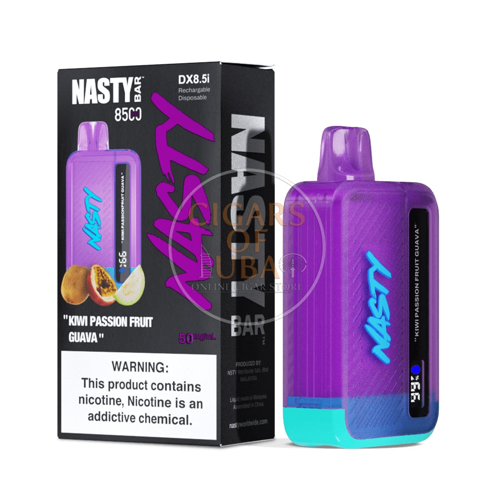 nasty-bar-8500-kiwi-passion-fruit-guava-1 NASTY Bar 8500 Kiwi Passion Fruit Guava