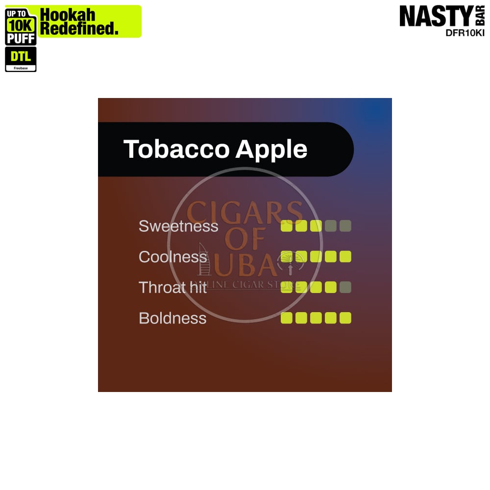 nasty-hooqa-dfr10ki-apple-tobacco-malaysia-1 NASTY Hooqa DFR10Ki Apple Tobacco