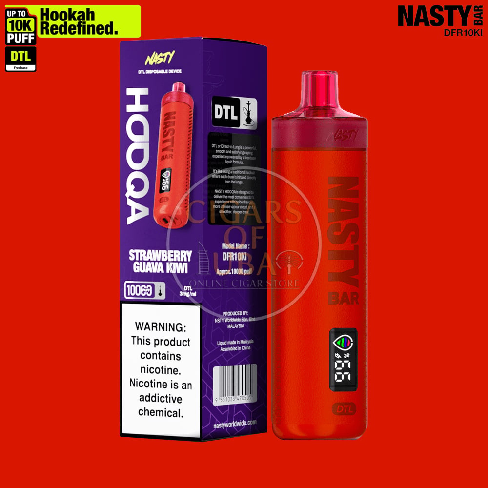 NASTY Hooqa DFR10Ki Strawberry Guava Kiwi 1 NASTY Hooqa DFR10Ki Strawberry Guava Kiwi