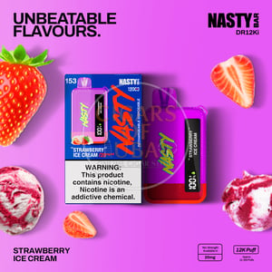 NASTY Bar DR12Ki Strawberry Ice Cream