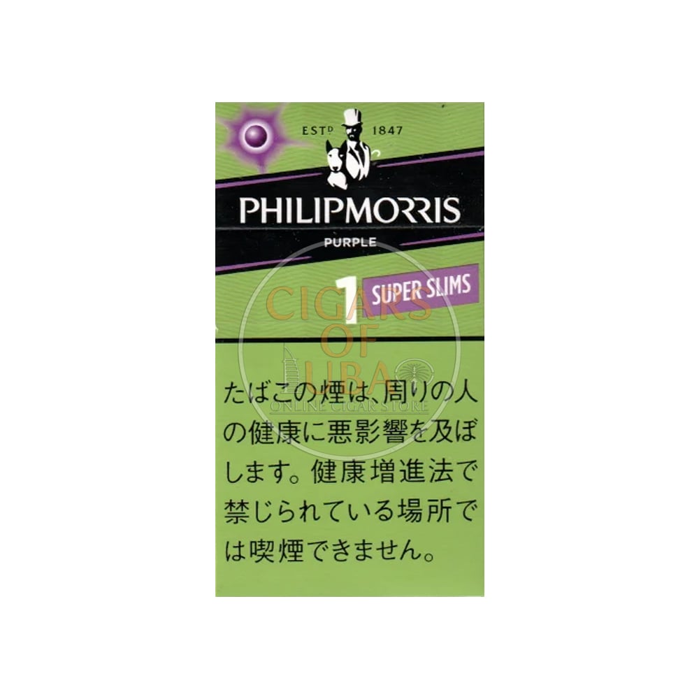 Philip Morris Purple One 100's (SuperSlims) 1 Philip Morris Purple One 100's (SuperSlims)
