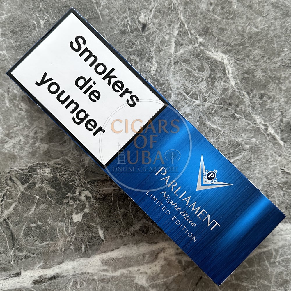 parliament night blue cigarette Duty Free Price Only 6 Parliament Night Blue Limited Edition