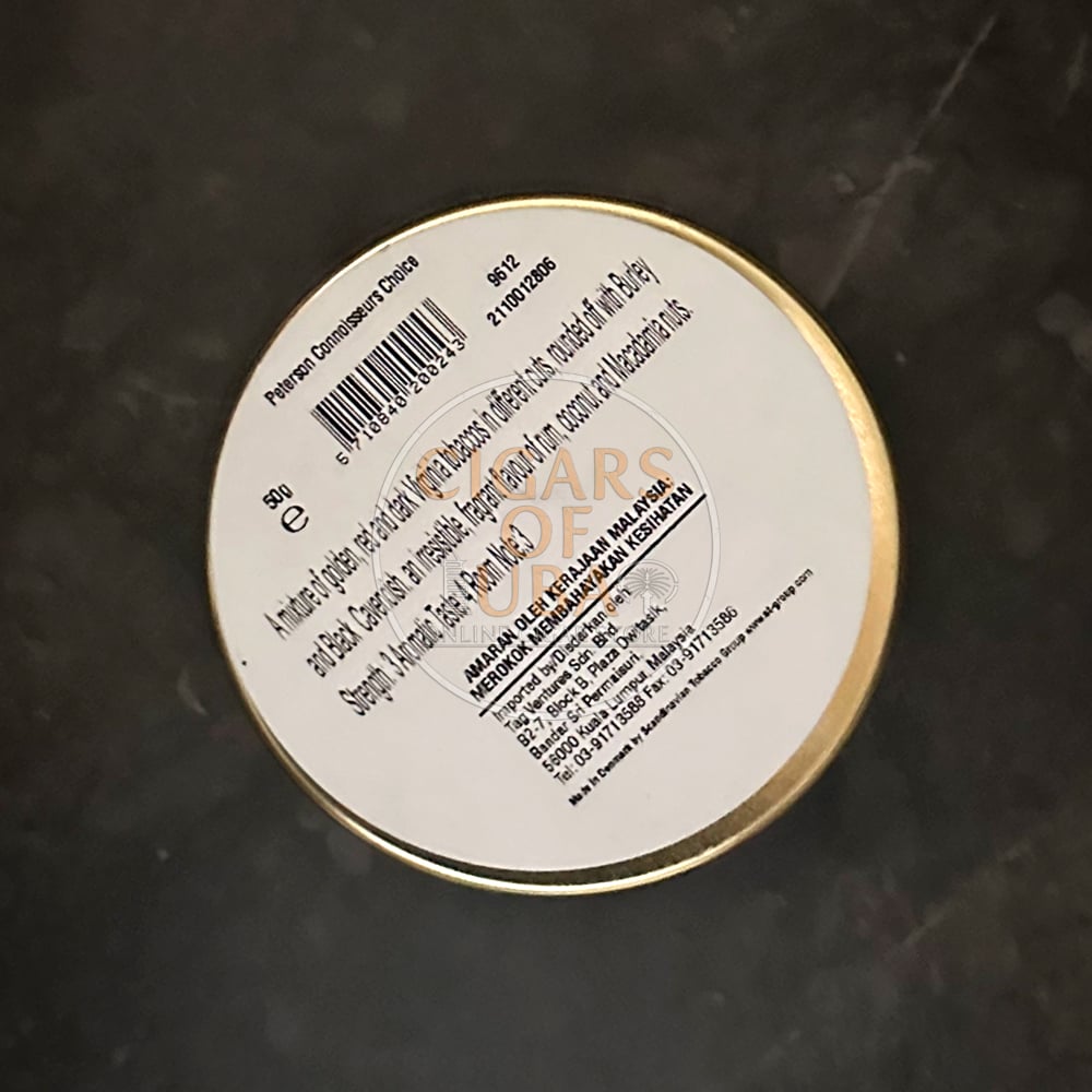 peterson-connoisseurs-choice-50g-tin-my-1 Peterson Connoisseur's Choice 50g