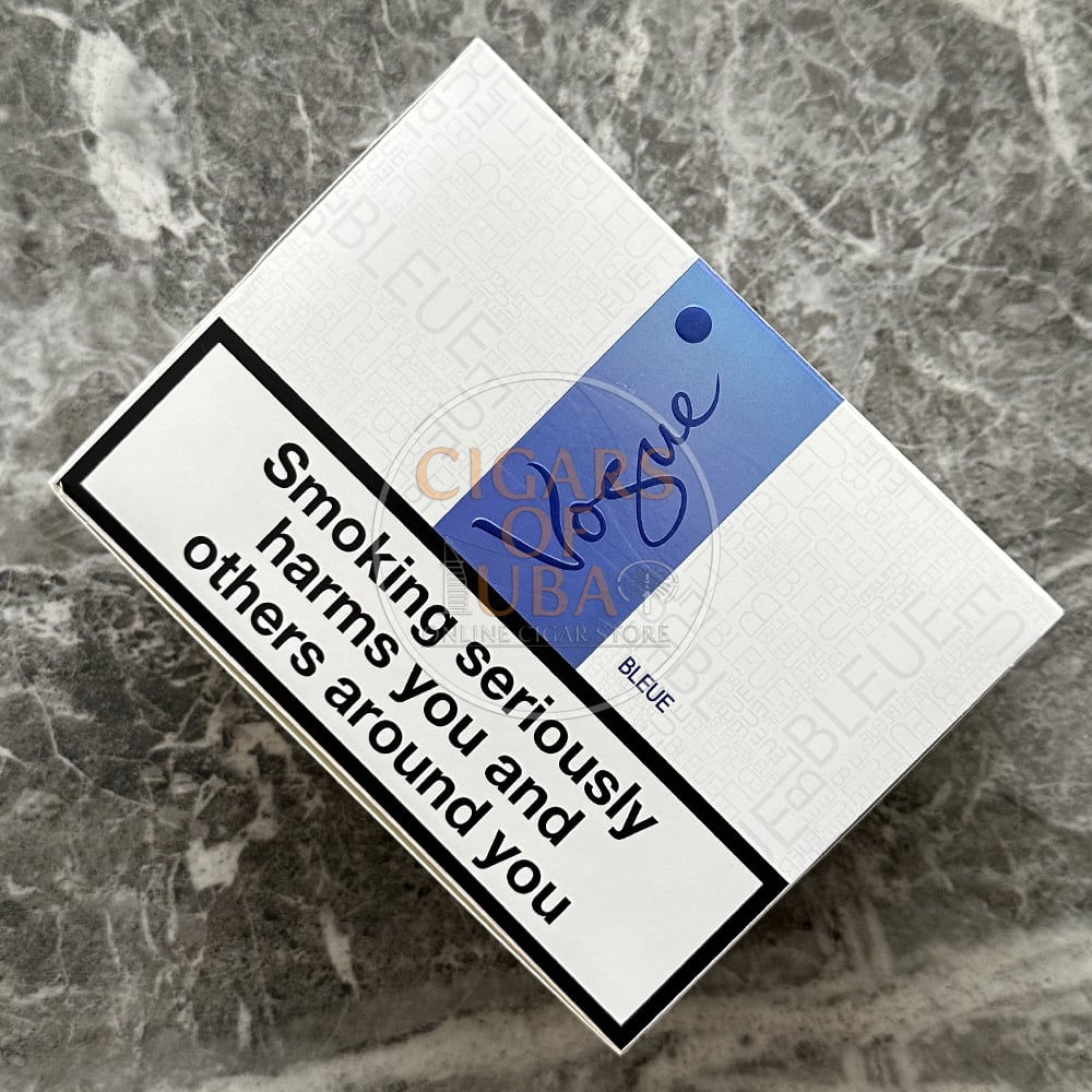 cigarette bleu blue filter cigarettes with blue tobacco isolated on white background Stock Photo Maryland (belgian version) (Blondes) KS-20-H