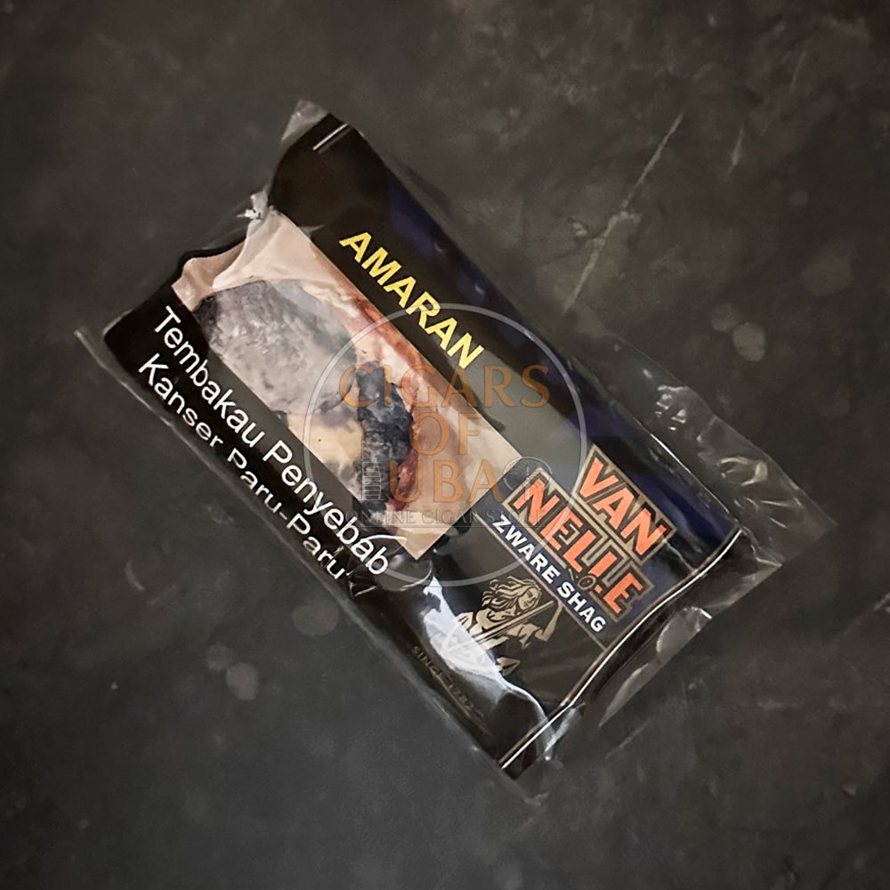 van nelle tobacco usa Hand Rolling Packet taken on white background Stock Photo Dutch - Advertising for Van