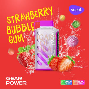 Vozol Gear Power 20000 Strawberry Bubblegum