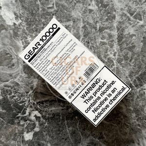Vozol Gear 10000 Cream Tobacco