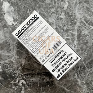 Vozol Gear 10000 Kiwi Guava Passion Fruit