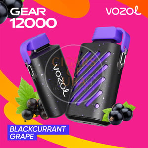 Vozol Gear 12000 Blackcurrant Grape