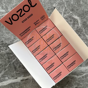 Vozol Star 6000 Strawberry Raspberry 14 Vozol Star 6000 Strawberry Raspberry